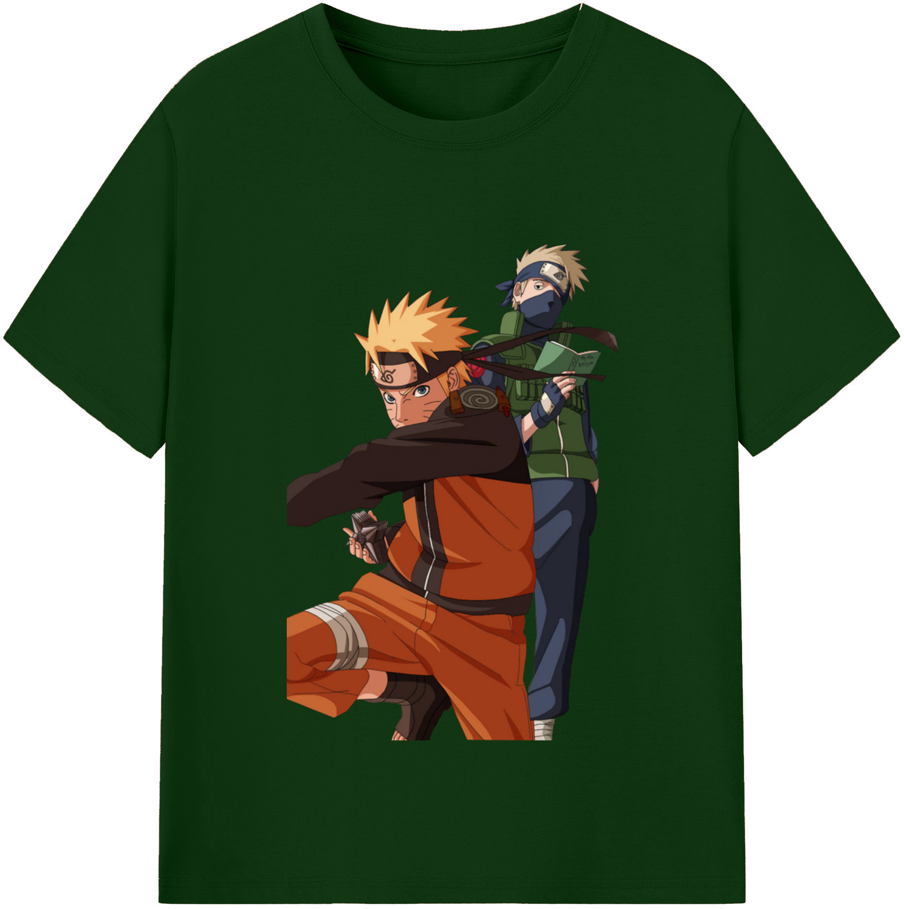 （画像用） NARUTO -ナルト- うずまき ナルト Uzumaki Naruto 綿100％半袖Tシャツ（フロントプリント）